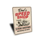 Mechanic on Duty Speed Shop Sign