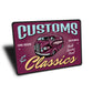 Customs and Classics Shop Sign