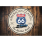 American Classic The Mother Road Route 66 Sign Aluminum Sign