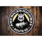 America's Highway Route 66 Road Sign Aluminum Sign