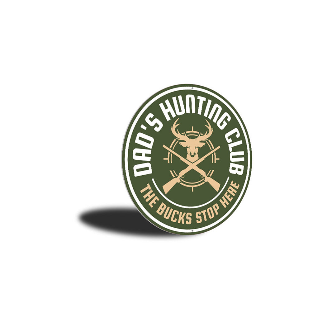 Hunting Club Cabin Sign, Hunter Gift Sign Aluminum Sign