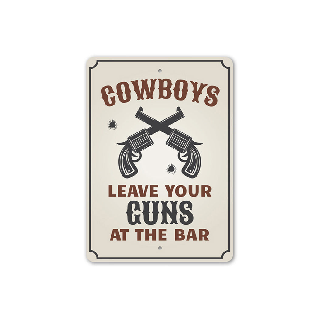 Cowboy Guns Sign