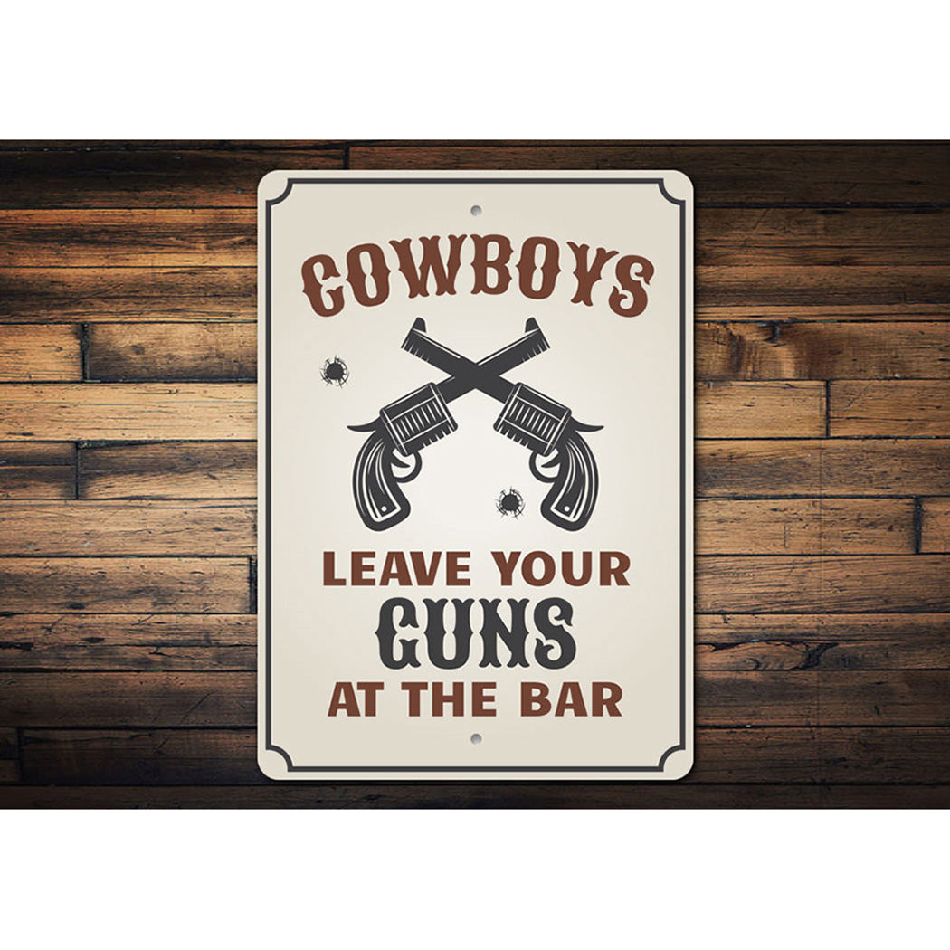 Cowboy Guns Sign