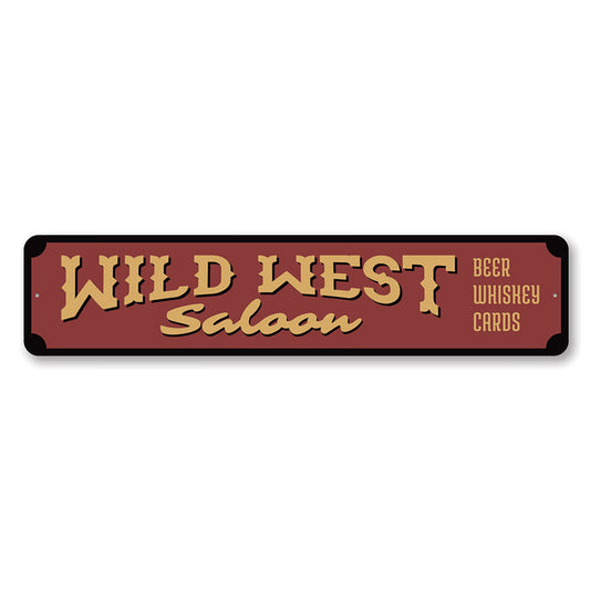 Wild West Saloon Sign