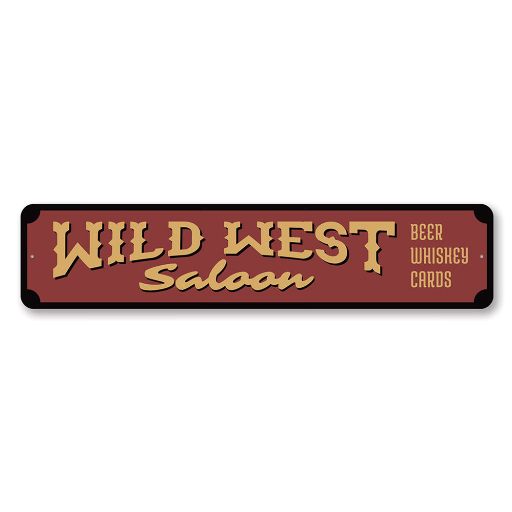 Wild West Saloon Sign