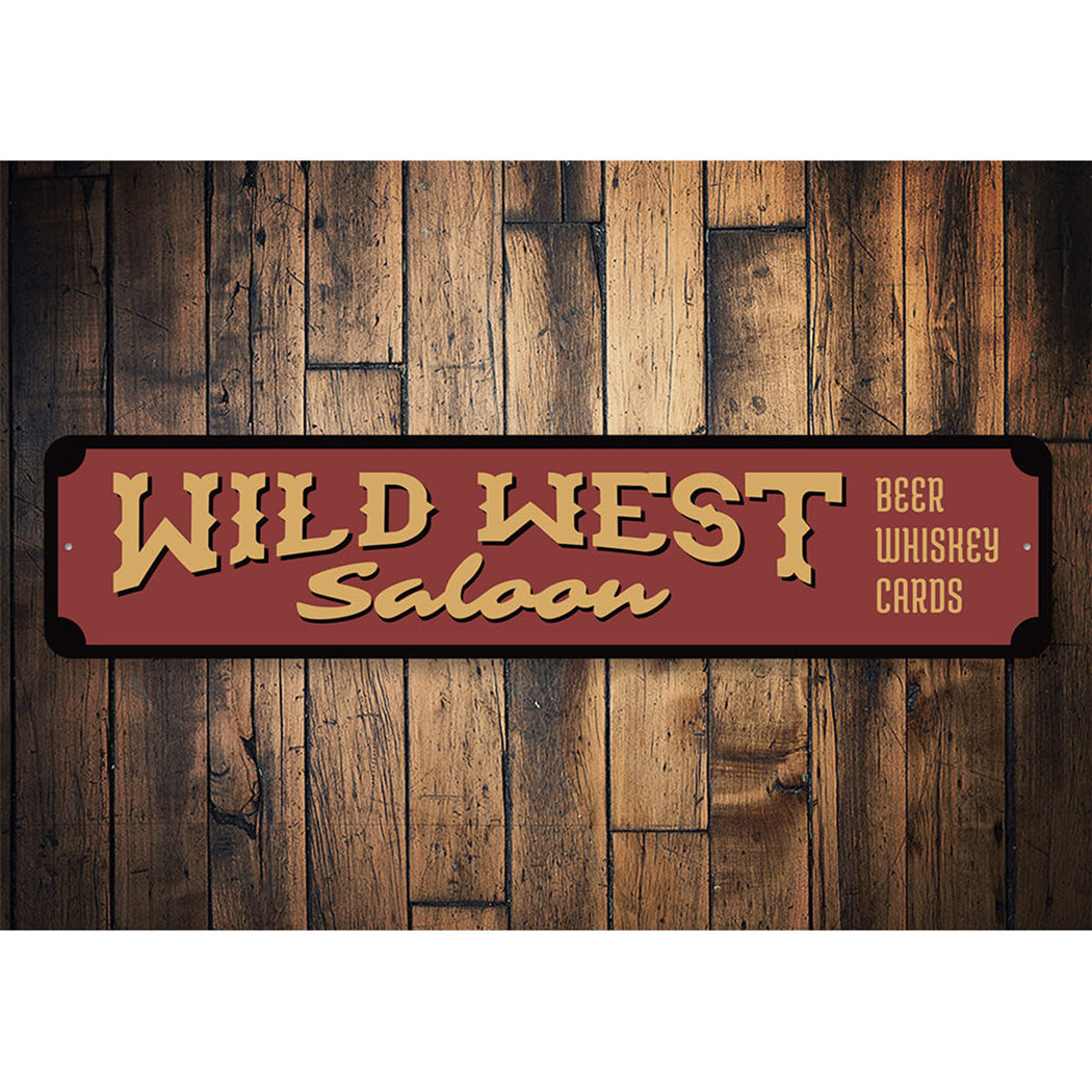 Wild West Saloon Sign