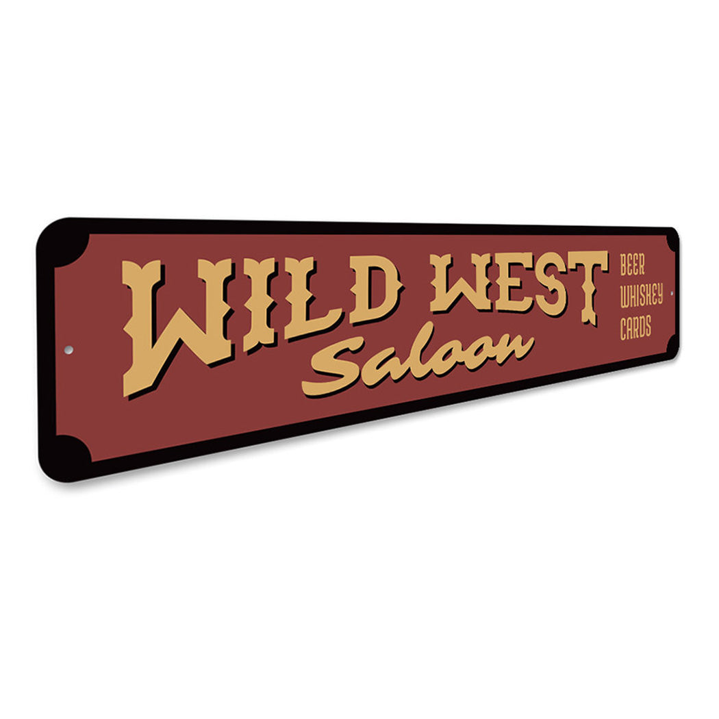 Wild West Saloon Sign