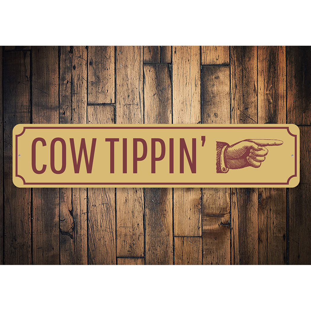 Cow Tippin Sign