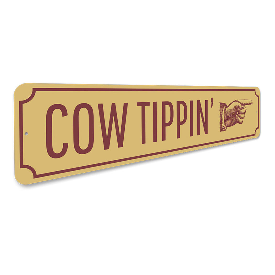 Cow Tippin Sign