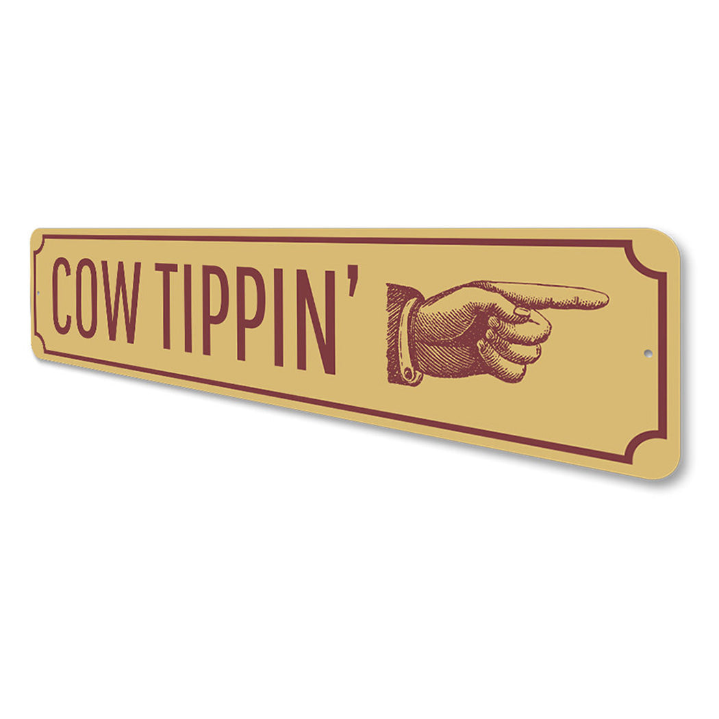 Cow Tippin Sign