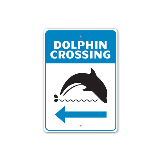 Dolphin Crossing Sign