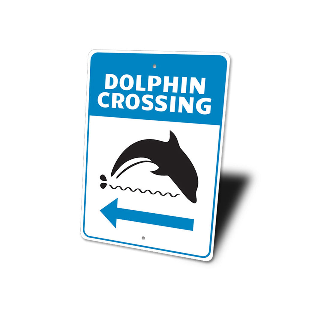 Dolphin Crossing Sign