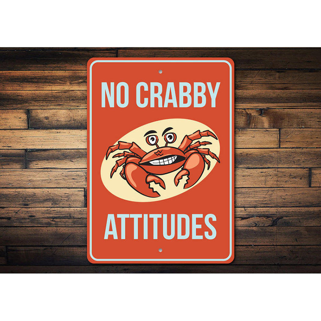 Funny Crab Sign