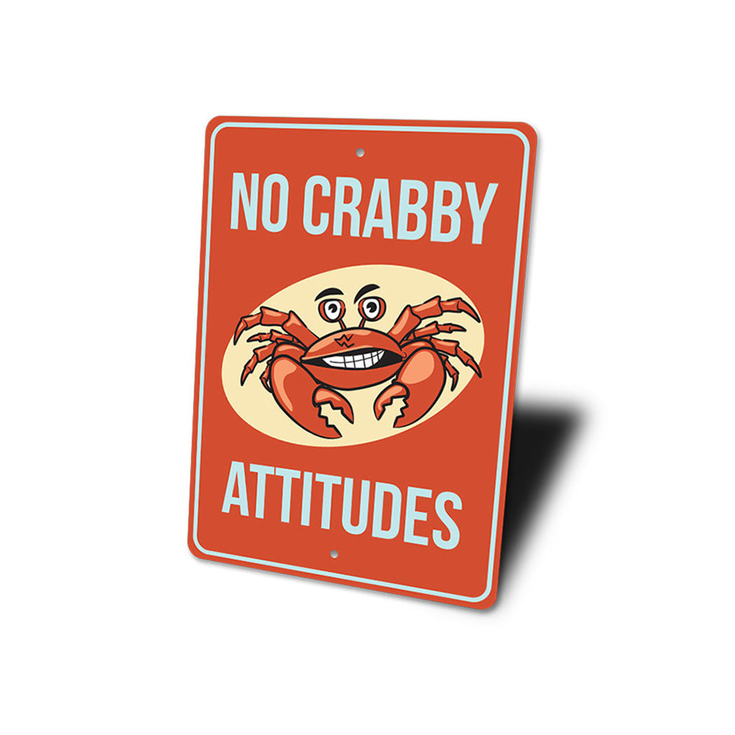 Funny Crab Sign