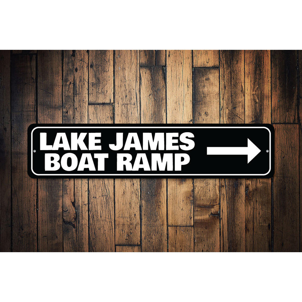 Boat Ramp Sign