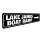 Boat Ramp Sign