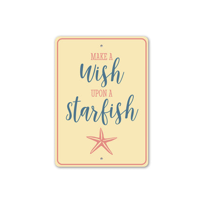 Wish Upon a Starfish Sign