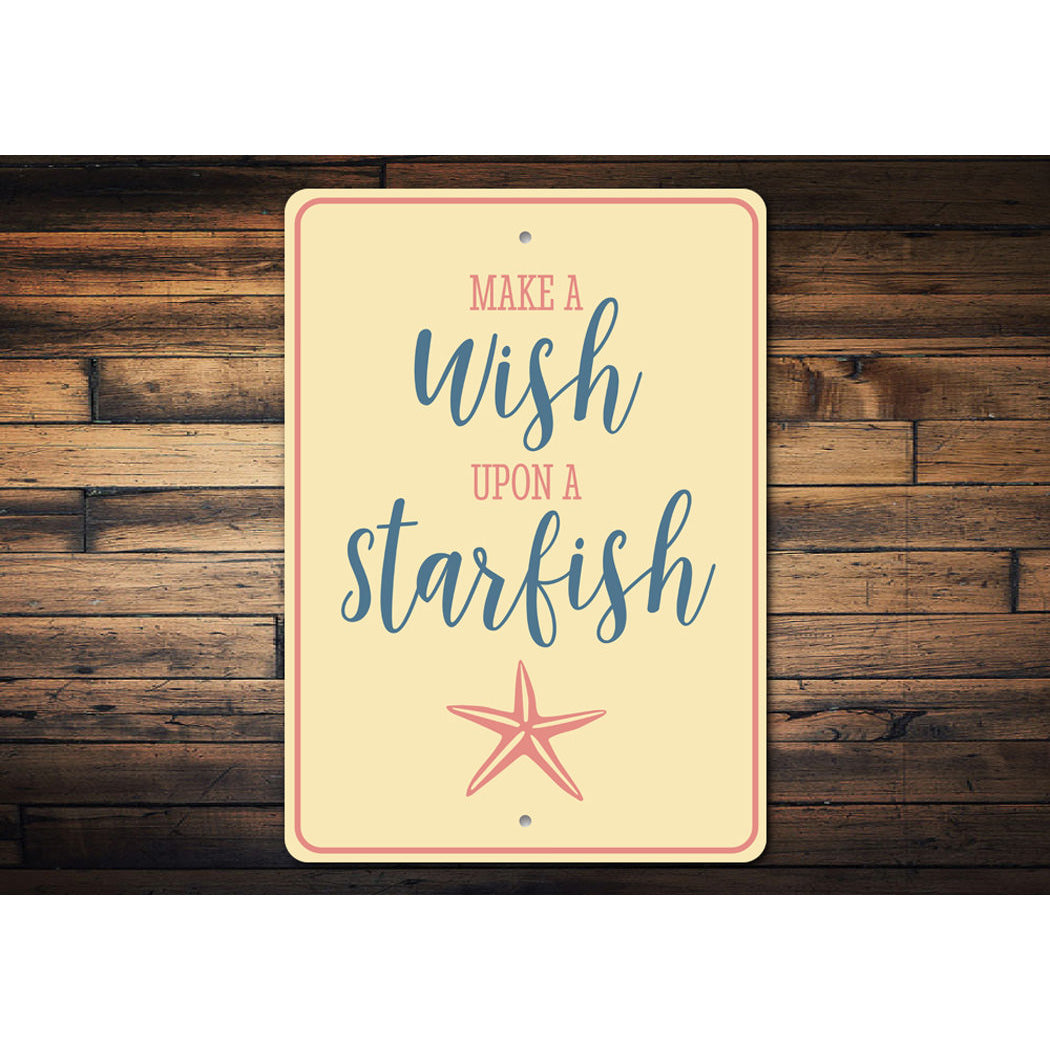 Wish Upon a Starfish Sign