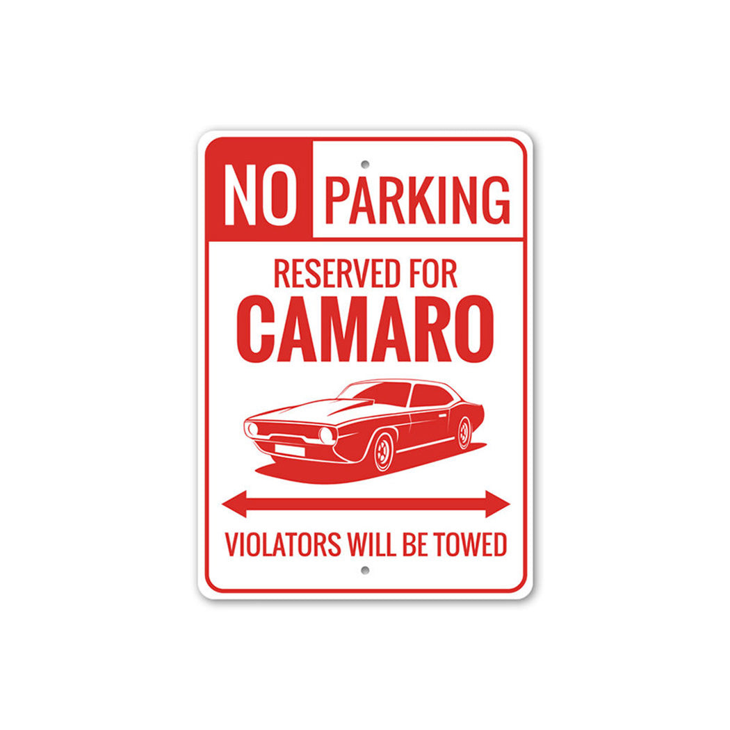 Camaro Parking Sign