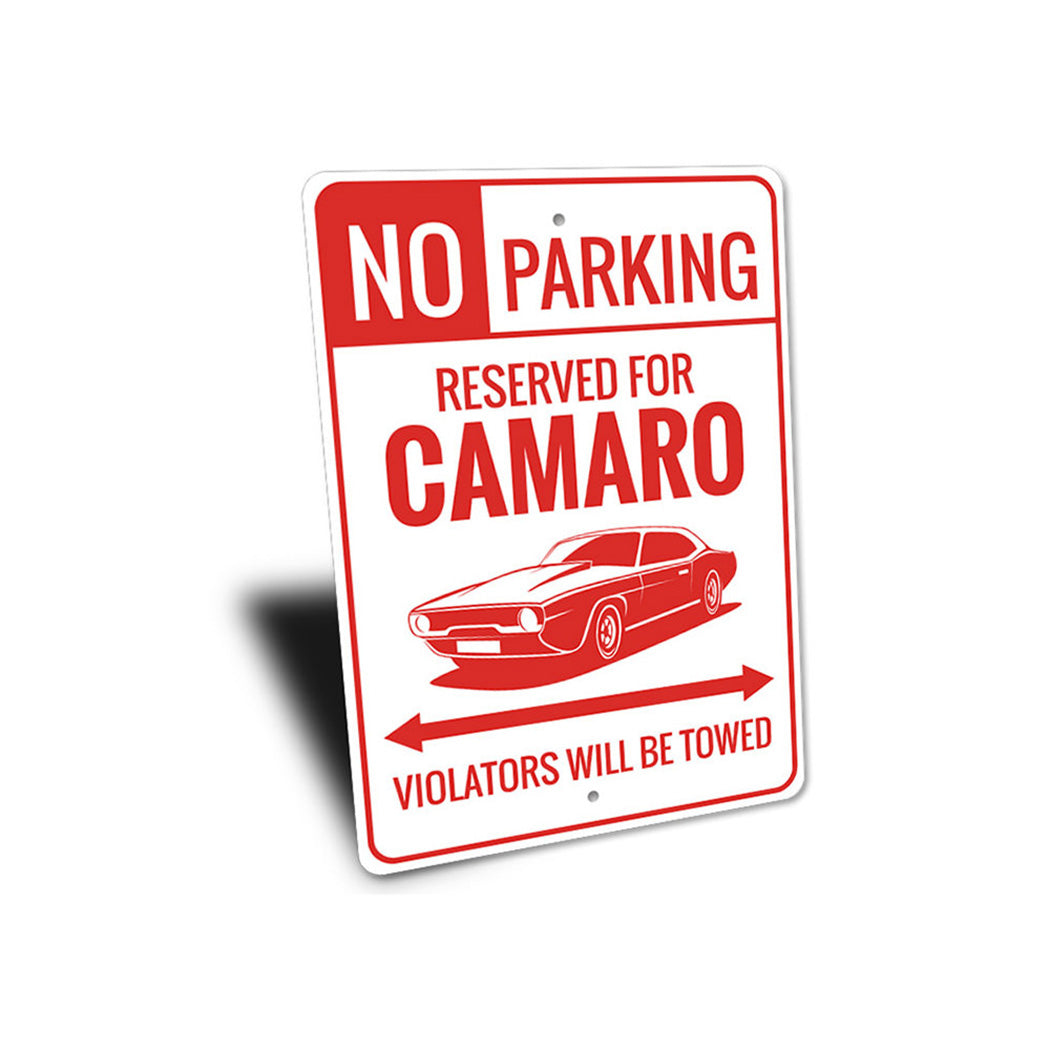 Camaro Parking Sign