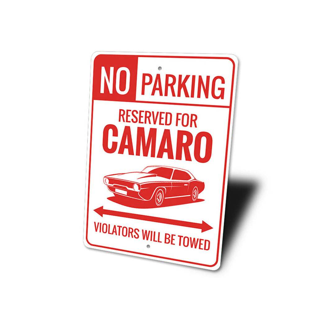 Camaro Parking Sign