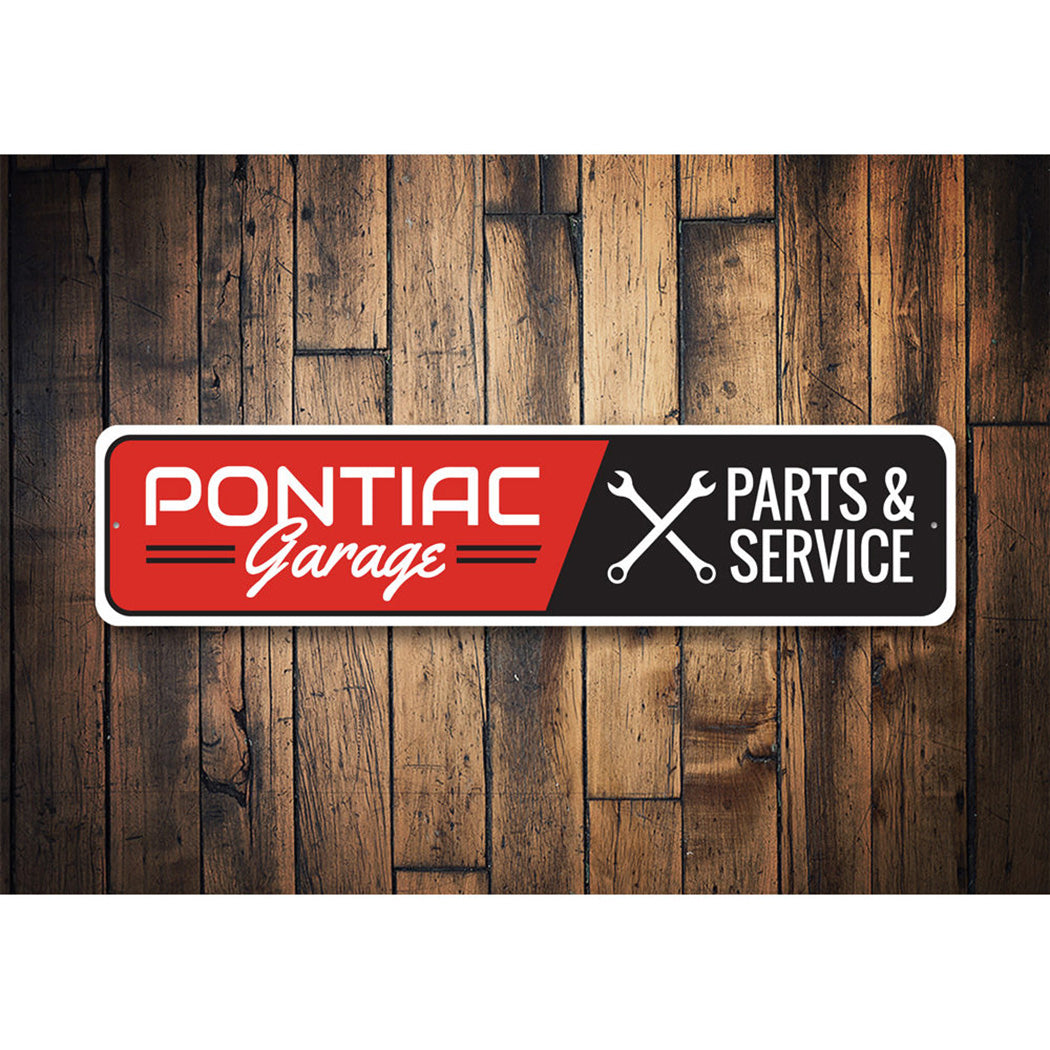 Pontiac Garage Sign