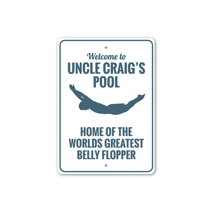 Belly Flopper Sign