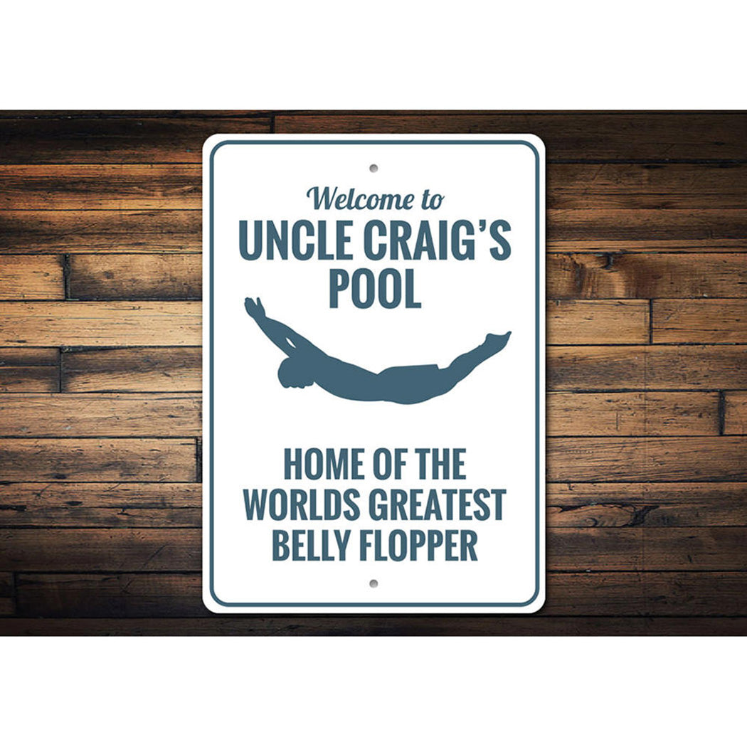 Belly Flopper Sign