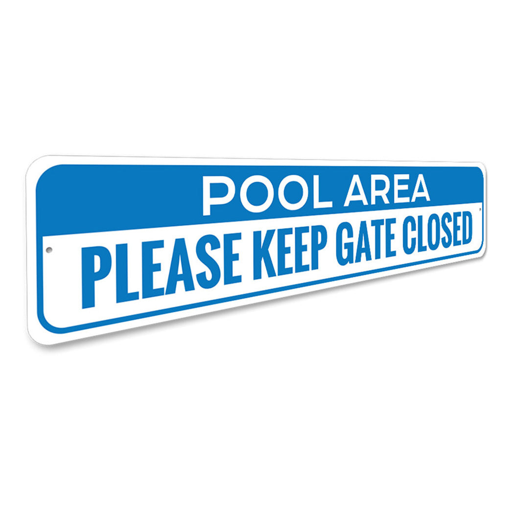 Pool Area Sign