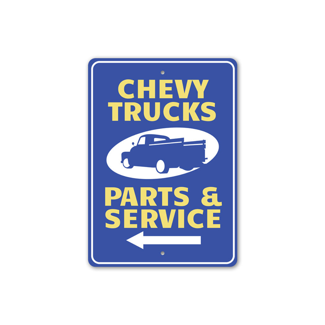 Chevy Trucks Arrow Sign