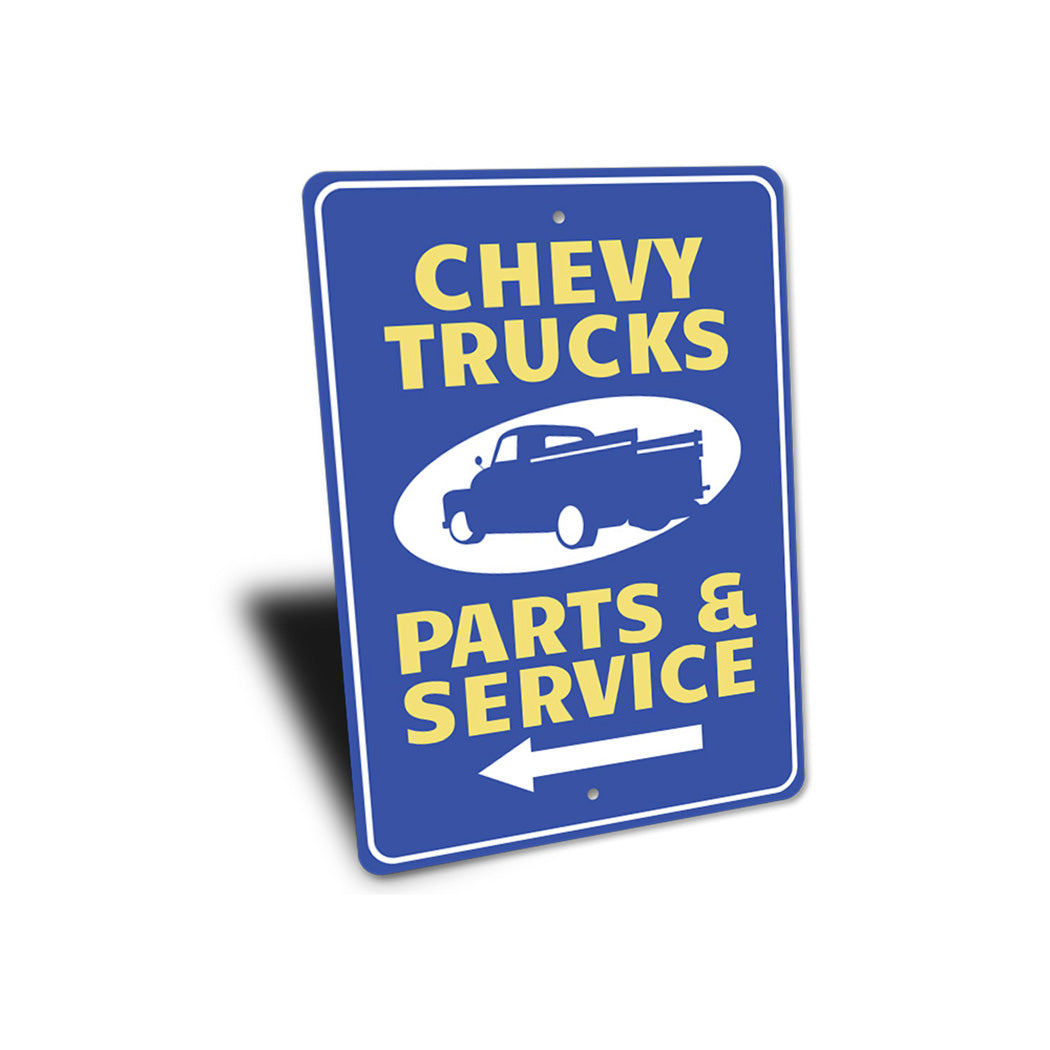 Chevy Trucks Arrow Sign