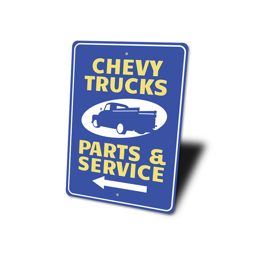 Chevy Trucks Arrow Sign