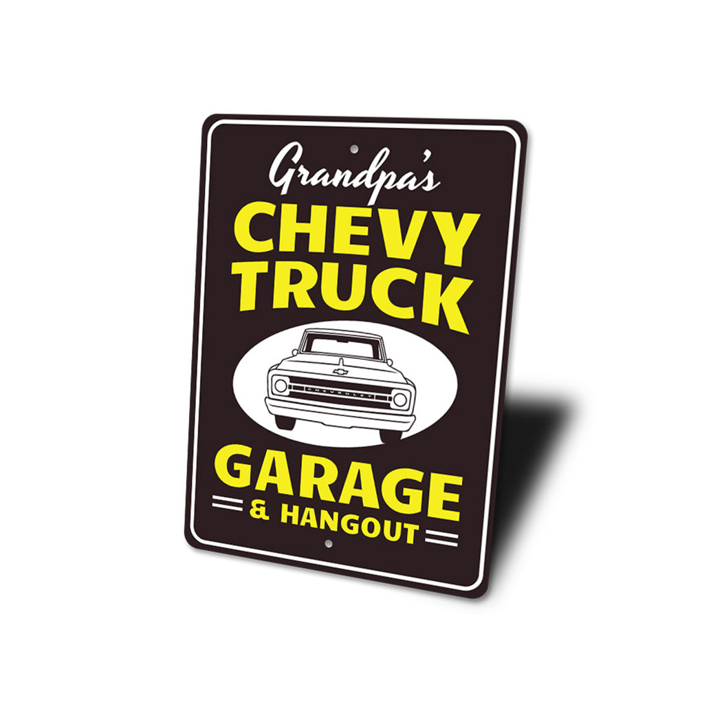 Chevy Garage Hangout Sign