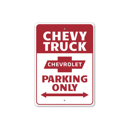 Chevy Truck Parking Sign