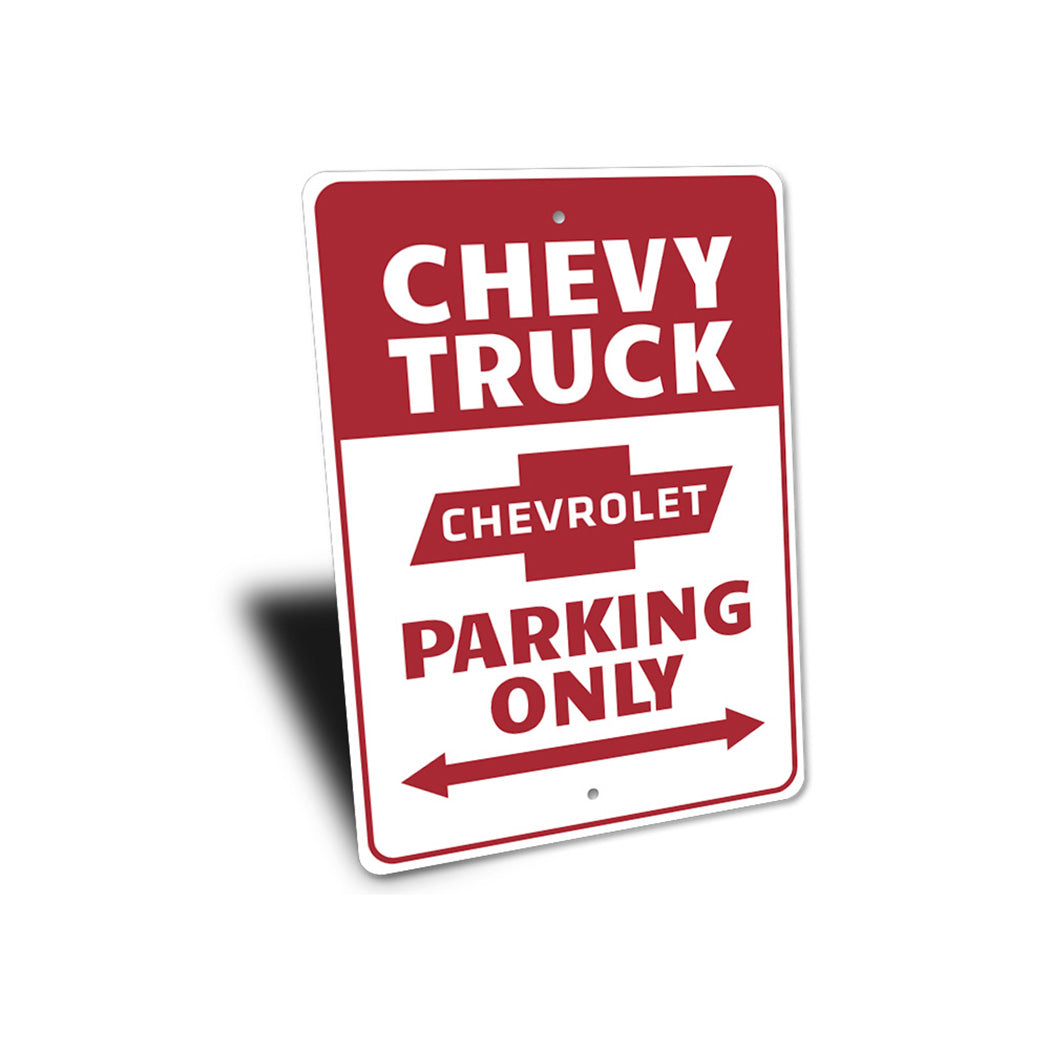 Chevy Truck Parking Sign