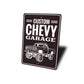 Custom Chevy Garage Sign