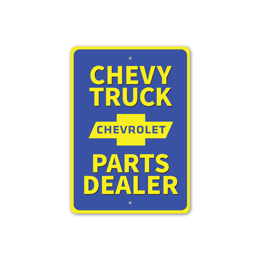 Chevy Truck Parts Sign