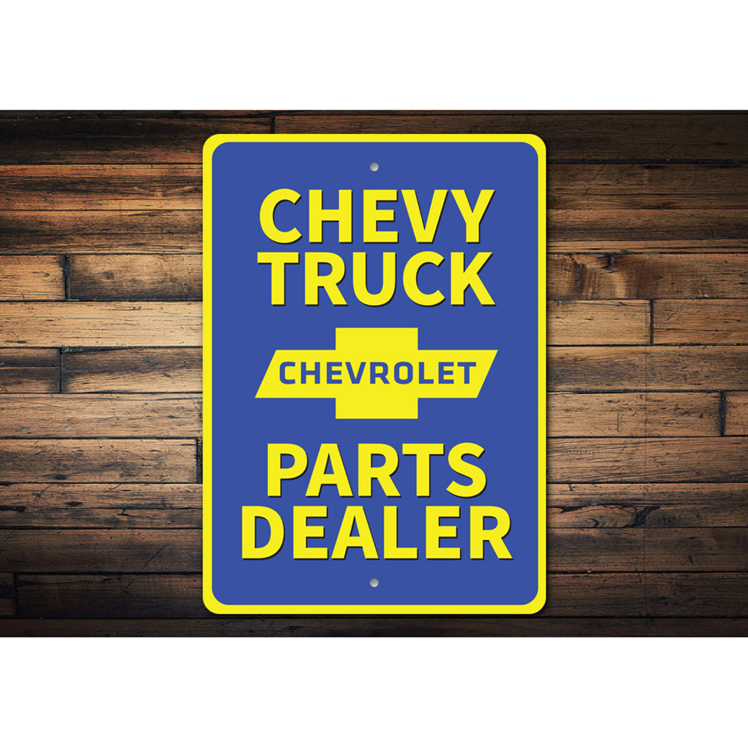 Chevy Truck Parts Sign