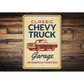 Classic Chevy Truck Sign