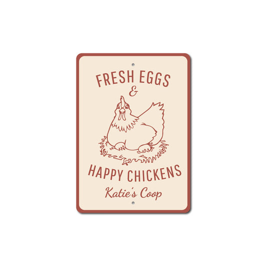 Happy Chicken Sign