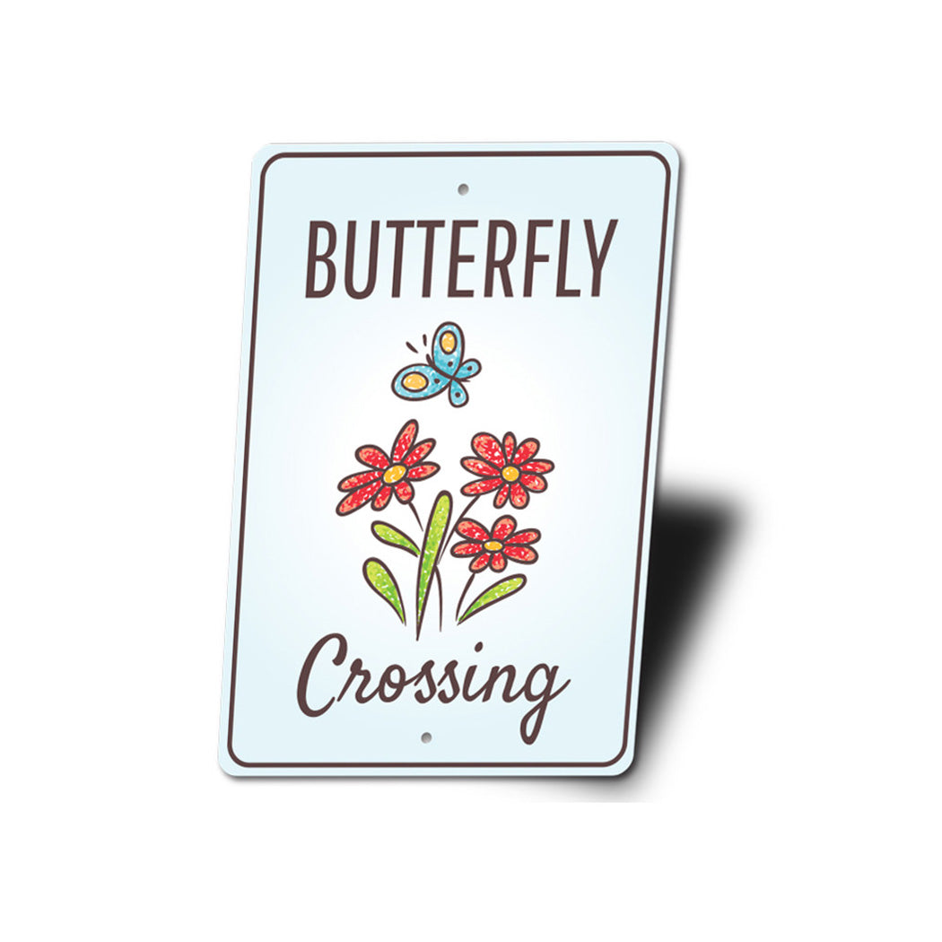 Butterfly Crossing Sign