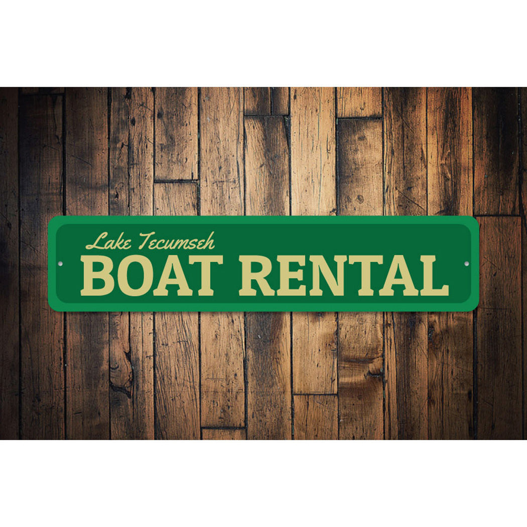 Boat Rental Sign