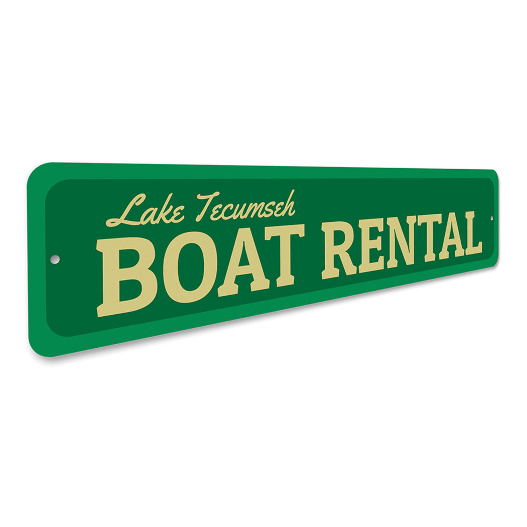 Boat Rental Sign