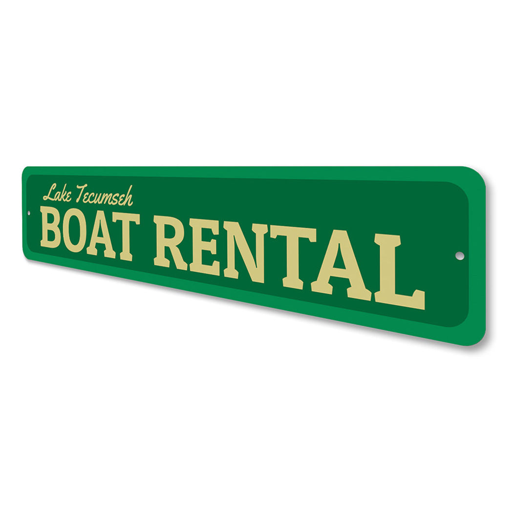 Boat Rental Sign