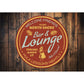 Bar and Lounge Welcome Sign, Beach Bar Sign, Beach House Aluminum Decor