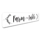 Farm to Table Sign