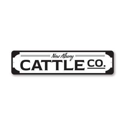 Cattle Company Metal Sign