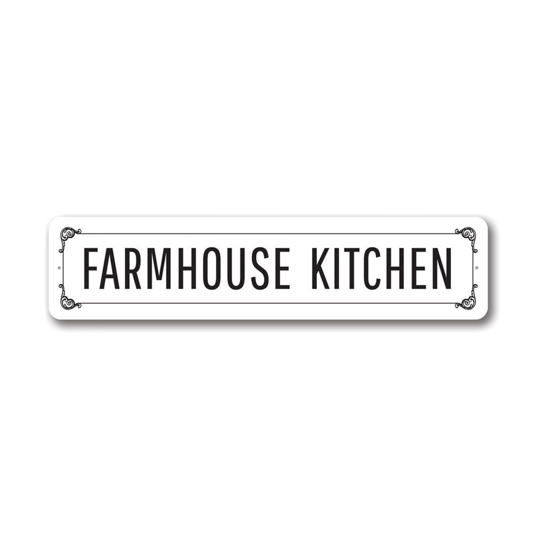 Vintage Farmhouse Kitchen Metal Sign
