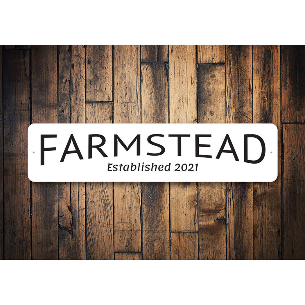 Farmstead Established Sign