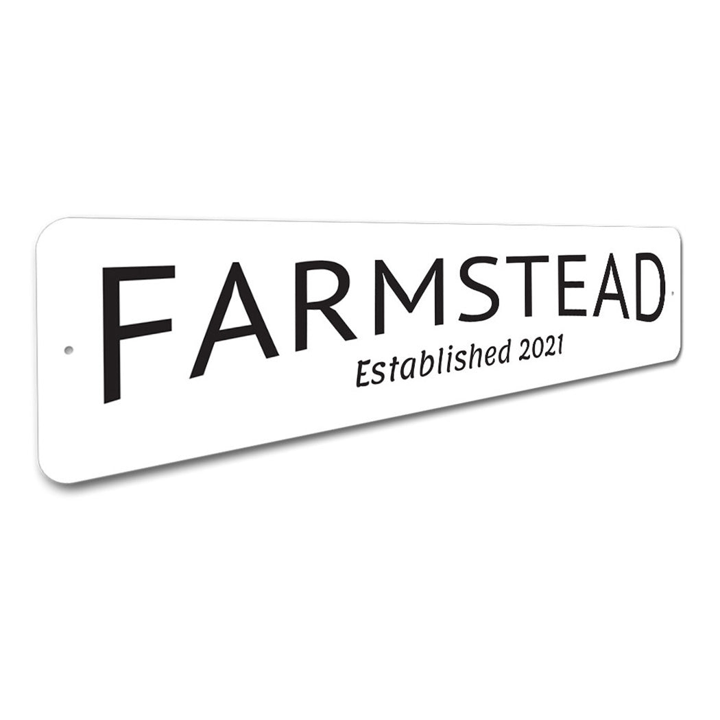 Farmstead Established Sign